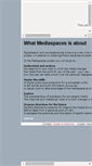Mobile Screenshot of mediaspaces.uiah.fi